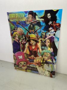 One Piece Cartoon 3D Lenticular, 3 Images On One Print, See Photos