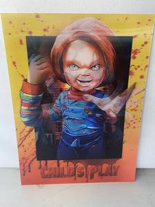 Chucky 3D Lenticular, 3 Images On One Print, See Photos