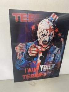 Terrifier Want You 3D Lenticular, 3 Images On One Print, See Photos