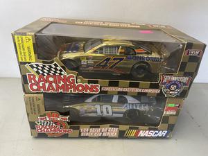 (Retail $40) NASCAR Racing Champions 1:24 Scale Die Cast Stock Cars (#47 &#38; #10 Cars) Limited Edition