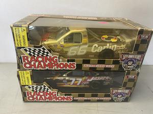(Retail $40) NASCAR Racing Champions 1:24 Scale Die Cast Stock Cars (#66 &#38; #77 Cars) Limited Edition