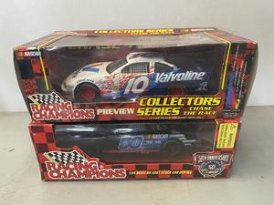 (Retail $40) NASCAR Racing Champions 1:24 Scale Die Cast Stock Cars (#10 &#38; #50 Cars)