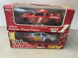 (Retail $40) NASCAR Racing Champions 1:24 Scale Die Cast Stock Cars (#1 &#38; #32 Cars)