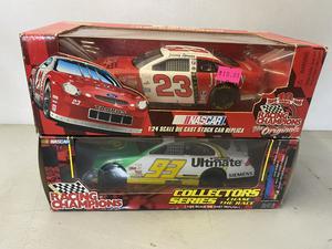 (Retail $40) NASCAR Racing Champions 1:24 Scale Die Cast Stock Cars (#23 &#38; #93 Cars)