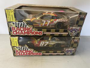 (Retail $50) NASCAR Racing Champions 1:24 Scale Die Cast Stock Cars (#77 &#38; #87 Cars) Limited Edition