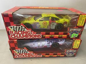 (Retail $50) NASCAR Racing Champions 1:24 Scale Die Cast Stock Cars (#9 &#38; #17 Cars)