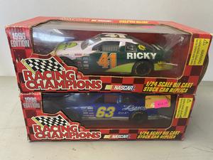 (Retail $35) NASCAR Racing Champions 1:24 Scale Die Cast Stock Cars (#41 &#38; #63 Cars)