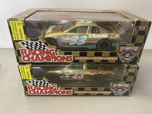 (Retail $40) NASCAR Racing Champions 1:24 Scale Die Cast Stock Cars (#33 &#38; #23 Cars) Limited Edition