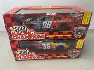 (Retail $30) NASCAR Racing Champions 1:24 Scale Die Cast Stock Cars (#98 &#38; #36 Cars)