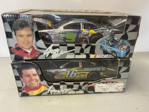 (Retail $70) NASCAR Racing Champions 1:24 Scale Die Cast Stock Cars (#9 &#38; #16 Cars)