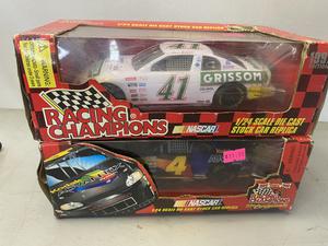 (Retail $28) NASCAR Racing Champions 1:24 Scale Die Cast Stock Cars (#41 &#38; #4 Cars)