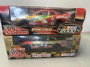 (Retail $40) NASCAR Racing Champions 1:24 Scale Die Cast Stock Cars (#5 &#38; #43 Cars)