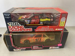 (Retail $45) NASCAR Racing Champions 1:24 Scale Die Cast Stock Cars (#10 &#38; #28 Cars)