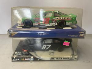 (Retail $40) NASCAR Winners Circle 1:24 Scale Die Cast Stock Cars (#18 &#38; #97 Cars)