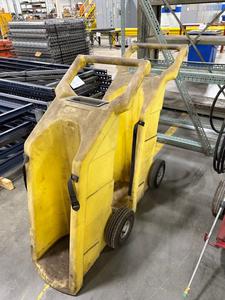Pair of Yellow Enpac Two Wheel Tank Cart 