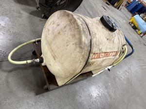 Bulk Storage Tank on Flatbed Cart