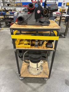 Darex Drill Bit Sharpener Model XT3000 Auto on Industrial Cart with Dust Collector