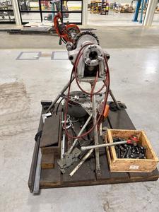 Ridgid Pipe Threader Model 300 On Stand with Attachments