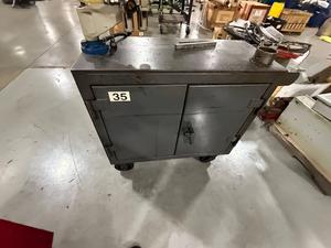 Strong Hold Cabinet with Drill Press and More