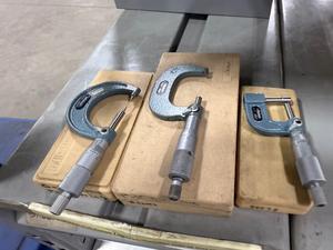 Group of Three Mitutoyo Micrometers