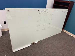 Quartet 4FTx8FT Glass White Board