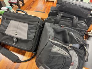 Group of Assorted Laptop Bags and American Red Cross Training Unit