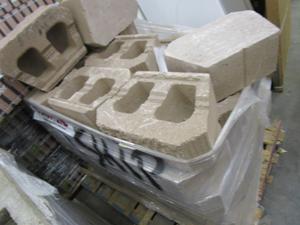 FULL PALLET BROWN LANDSCAPING BLOCKS AS IS 