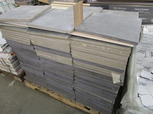 FULL PALLET GRAY FLOORING STONES 16 BY 16 IN. BY 3/4 INAS IS RETAIL $26.95 EACH 