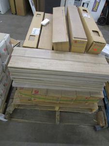 PARTIAL PALLET DAL TILE 4 BY 28 IN. CEDAR COLOR TILE AS IS 