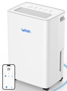 WHOY Dehumidifier with Drain Hose, 1.6L