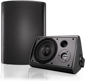 (Retail $123.38) Herdio Wall Mount Speakers - Black, 6.5&#34;