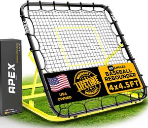 (Retail $119.95) Apex Baseball Rebounder - Black, 4&#39;x4.5&#39;
