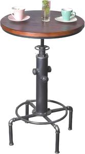 (Retail $149.00) Industrial Bar Table - Silver, 31.5-41.3&#34;