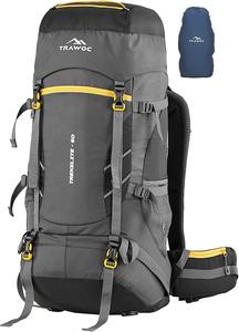 (Retail $55.00) Trawoc Travel Backpack Hiking Trekking Bag - Black