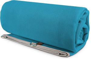 CGEAR Original Sand-Free Outdoor Rug Camping Mat, 2 Tone, Blue/Green