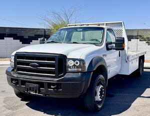 2005 Ford F-550 Super Duty XL Diesel 2 Door Flatbed Pickup Truck VIN# 1FDAF56P55EC79228 ***Emissions Done on 3/20/2025***