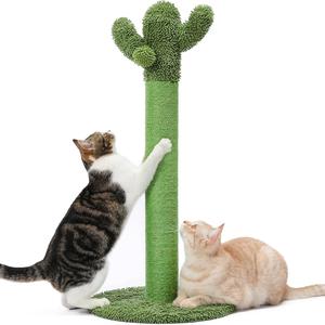 Made4Pets Cat Scratching Post - Green, 34&#34; (Missing Screw)