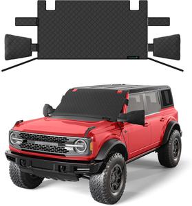Covosun Windshield Snow Cover for Ford Bronco 2021-2024 - Black