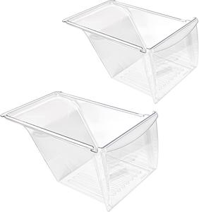 (Retail $89.97) 2 Pack Crisper Bin Drawer Replacement for Frigidaire 