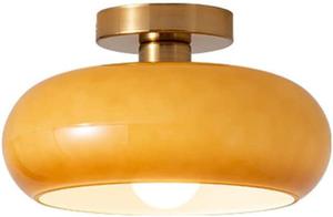 (Retail $59.90) Nordic Vintage Ceiling Light Fixture - Orange