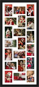DUENPY Collage Picture Frame - Black, 16x38 