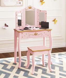(Retail $99.95) UTEX Pretend Play Kids Vanity Set - Pink