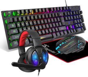 DGG Gaming Keyboard and Mouse - Black
