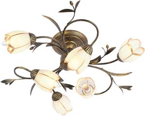(Retail $159.99) Aeyee Flower Semi Flush Mount Ceiling Light