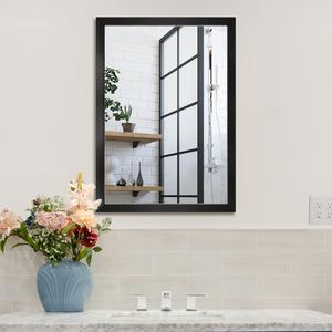 (Retail $56.99) BOMINICA Rectangular Wall Mirror - Black, 20&#148; x 28