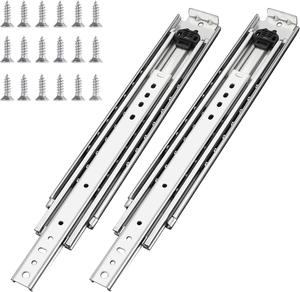 (Retail $65.99) KCOLVSION Drawer Slides with Screws, 22&#34;