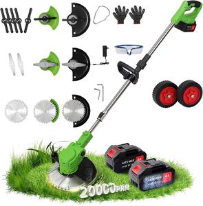 (Retail $149.99) FLYINGJOING Electric Weed Wacker 850W - Green