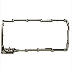 Oil Pan Gasket Set - Compatible with 4.8L 5.3L 6.0L 6.2L Chevy Silverado, Suburban, Tahoe, Trailblazer, GMC Sierra, Yukon, Cadillac Escalade - Replace 12612350 OS30693R