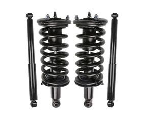 Everest Way Front and Rear Struts Complete Assembly Compatible for 2004-2015 Nissan Titan 4WD 5.6L Shock Absorbers Replace 171358 37251 (4PCS)