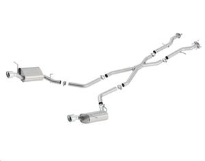 Borla 140449 Cat Back performance exhaust system fits Dodge Durango R/T V8 T304 stainless steel S type Sound Dual Split rear exit type 4.5 